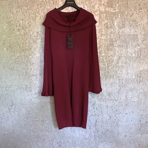 NWT BCBG MaxAzria “Laylah” berry sweater dress